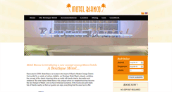 Desktop Screenshot of motelbianco.com